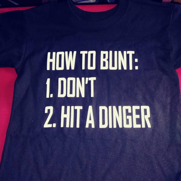 How to Bunt T shirts!