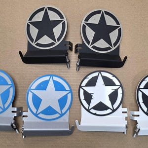 Foot Pegs For Jeeps | Mix 'N Match | Custom Foot Rest Pedals | Jeep Star, Tattered Jeep Star | Accessories For Jeeps