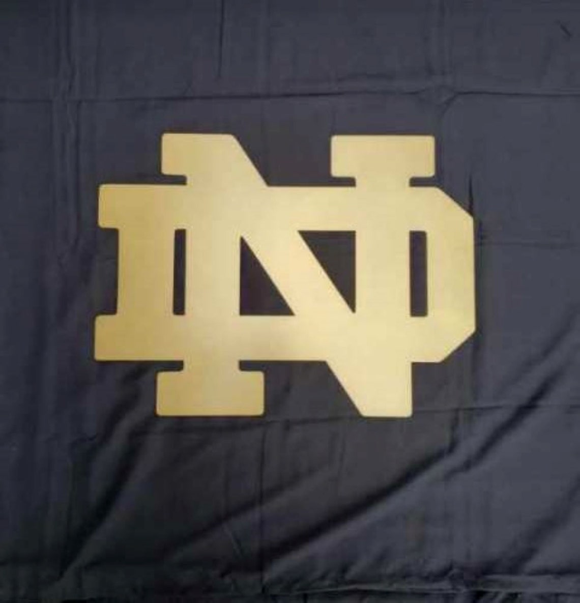 Notre Dame Metal Sign Notre Dame Sports College Football Etsy