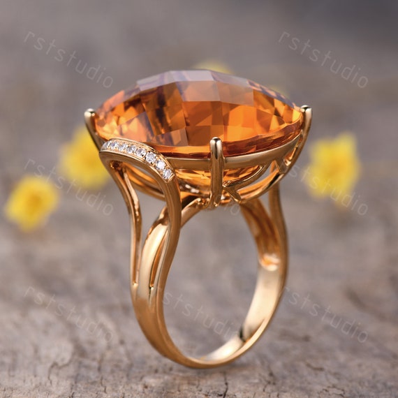 Vibgyor Designs 10K Yellow Gold 1/20 Carat Round-Cut (I-J Color, I3  Clarity) Natural Diamond Ring for Women, US Size 7 : Buy Online at Best  Price in KSA - Souq is now