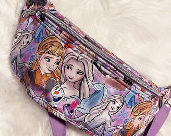 Frozen Sisters Fanny Pack, Crossbody Bag
