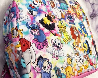 Characters in Hoodies Mini Backpack