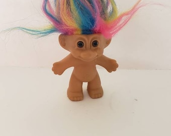 troll toys with colored hair