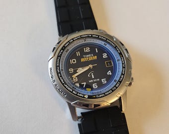 Men's Timex Reef Gear quartz watch with date and light