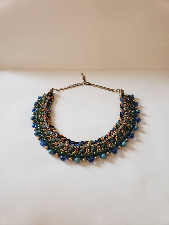 Vintage art deco drop necklace