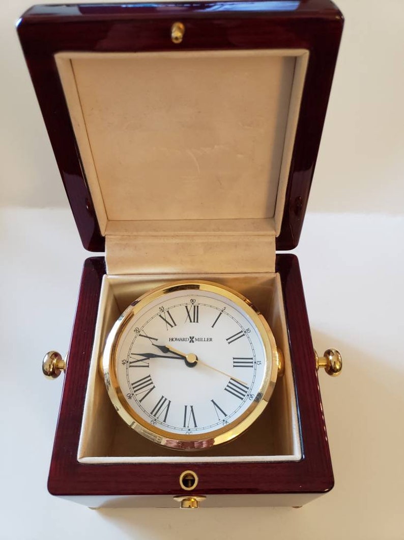 Howard Miller Table Top Clock Etsy