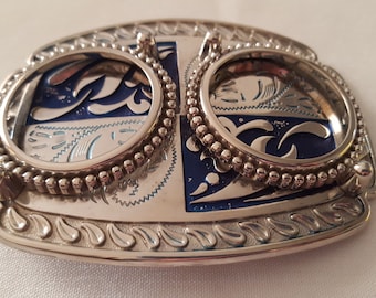 Ladies large fancy belt buckle