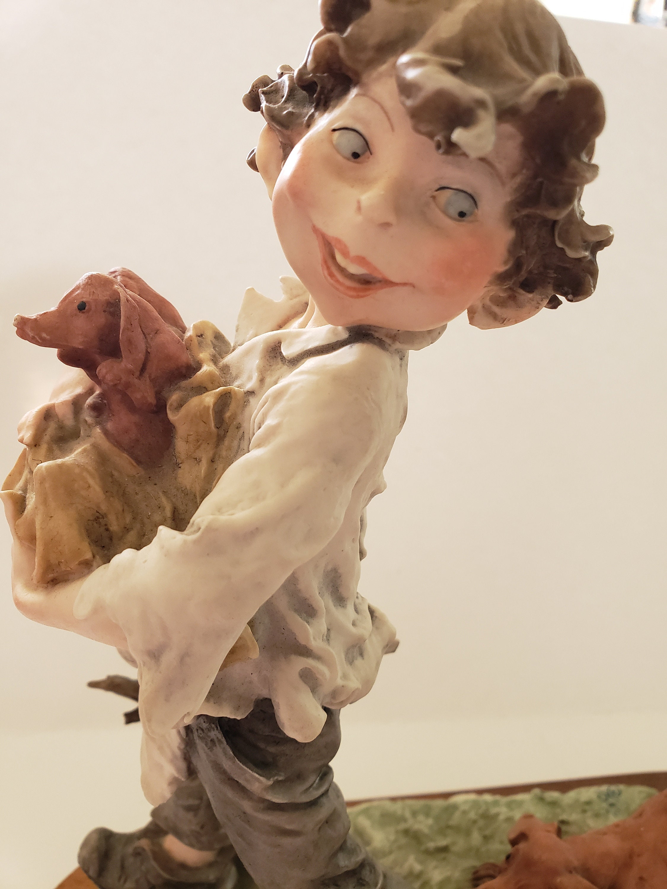GIUSEPPE ARMANI Signed Gullivers World Boy Taking Puppies - Etsy