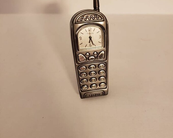 Timex Collectible Mini Clock Cell Phone Etsy