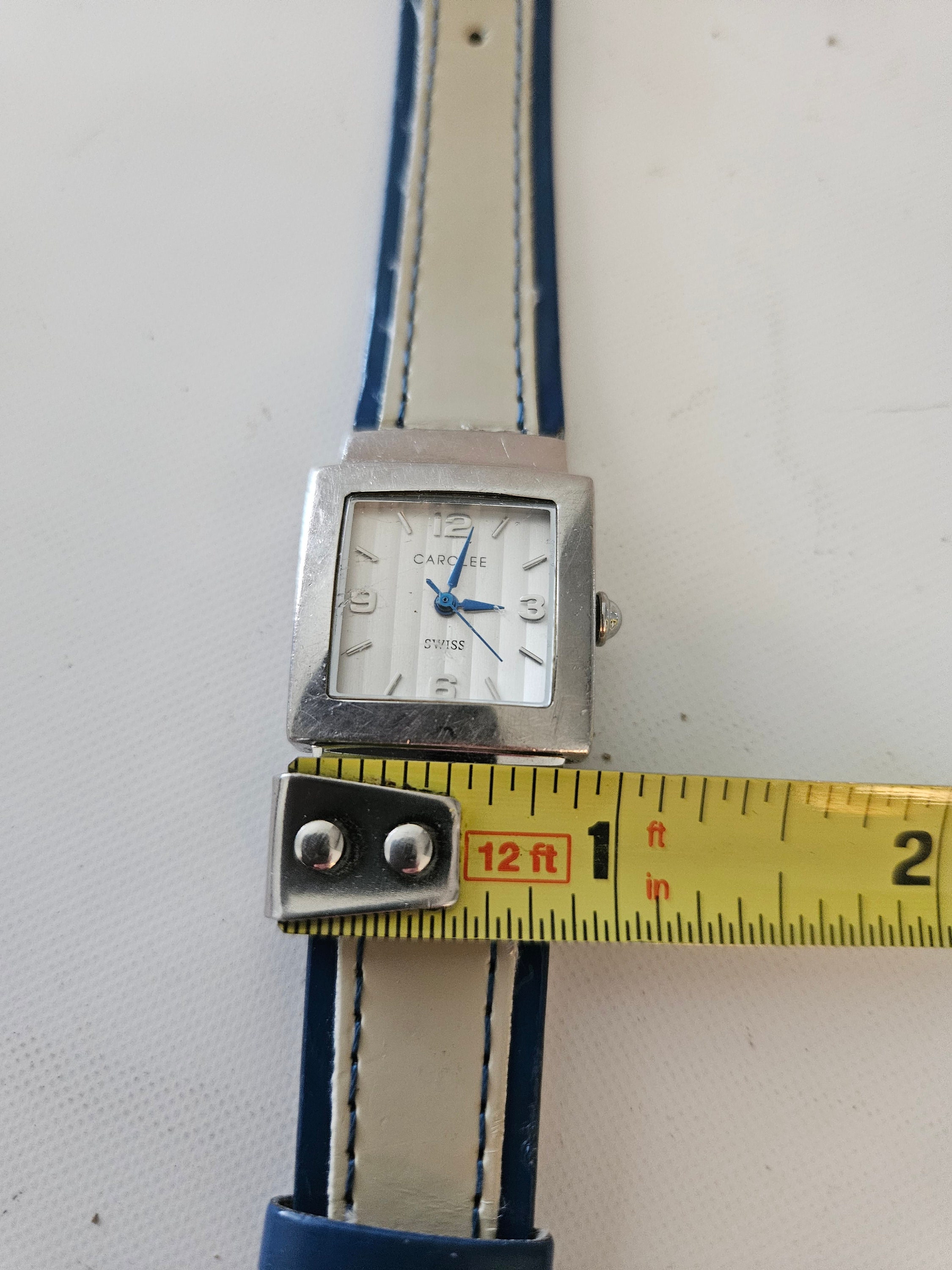 Carolee White Swiss Watch Carolee, Silver Tone With White Dial, Womens Wrist Watch  main image 4