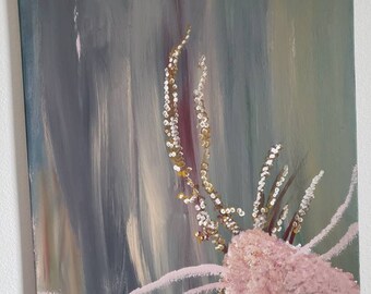 Abstact acrylic painting