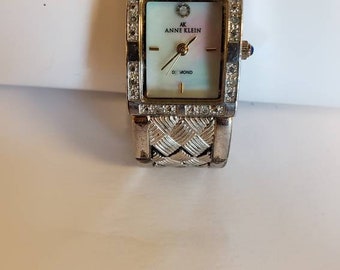 Anne Klein Ladies silvertone bracelet wrist watch