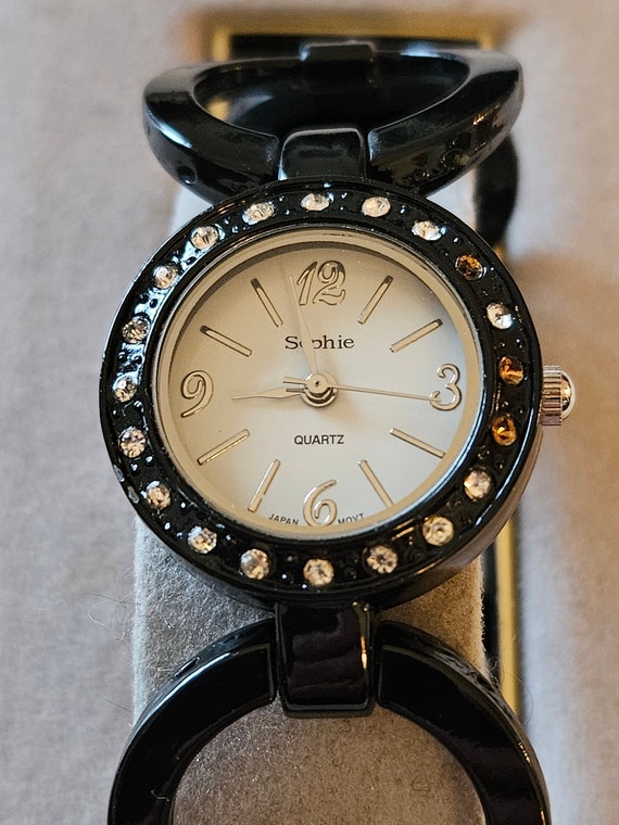 Sophie Black Ladies Quartz Bracelet Watch - Etsy display picture 3