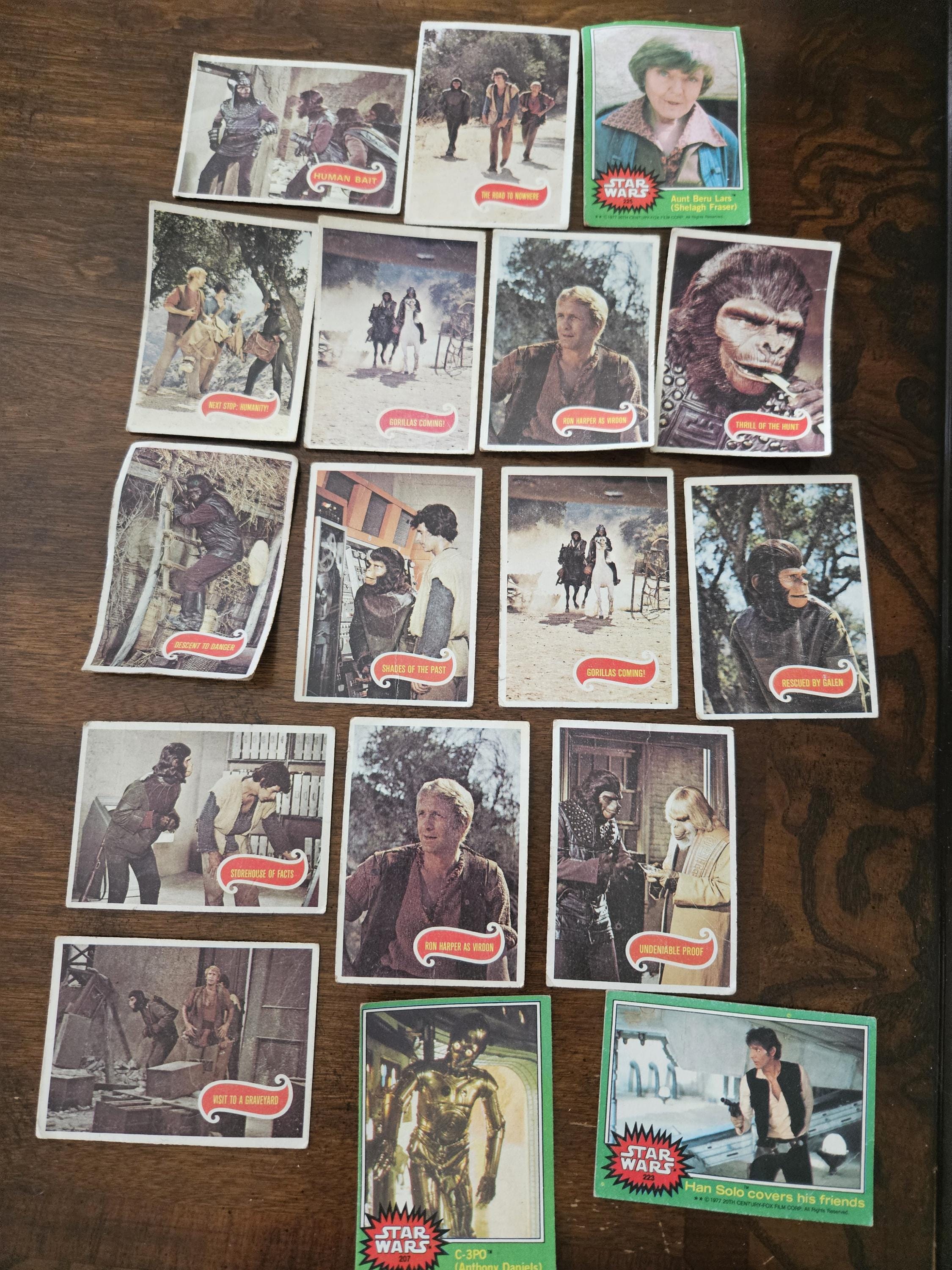 猿の惑星 Planet of the Apes 直筆サインカード トレカ Vintage Planet of the Apes #1-66 Trading Card 1975 1967 | eBay