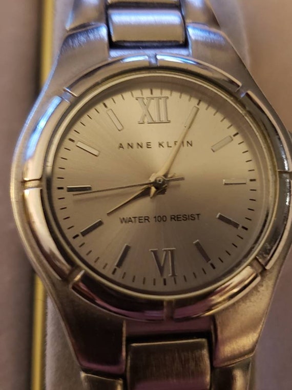 Anne Klein Watch Women Silver Tone Round Dial New… - image 2