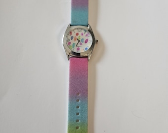 Ladies quartz painters watch