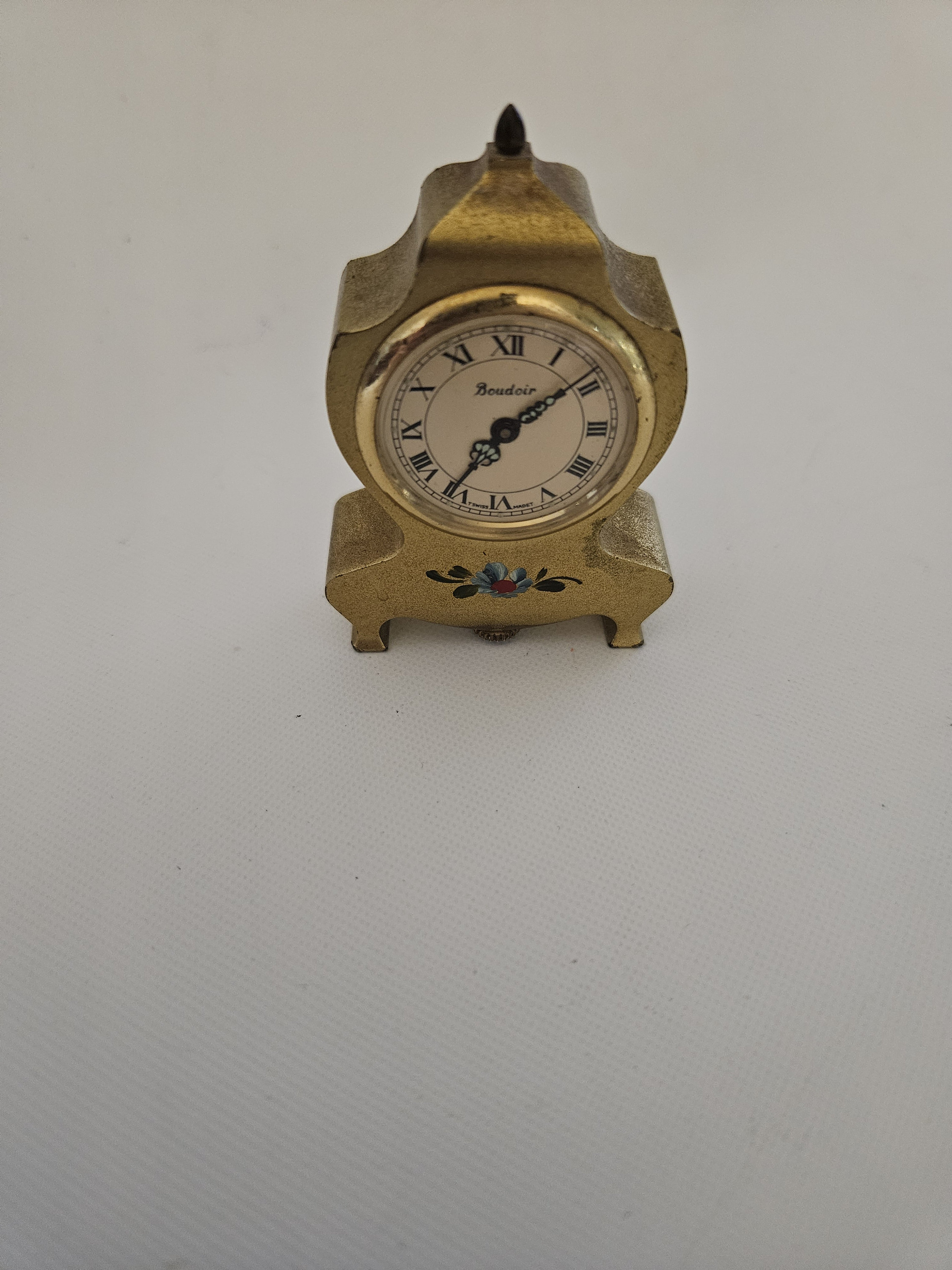 Vintage Rare Miniature Boudoir Swiss Made Wind up Clock - Etsy