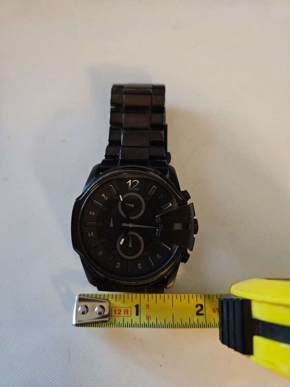 Diesel QZ DZ-4180 Master Chief Date Black Dial D32 - Etsy
