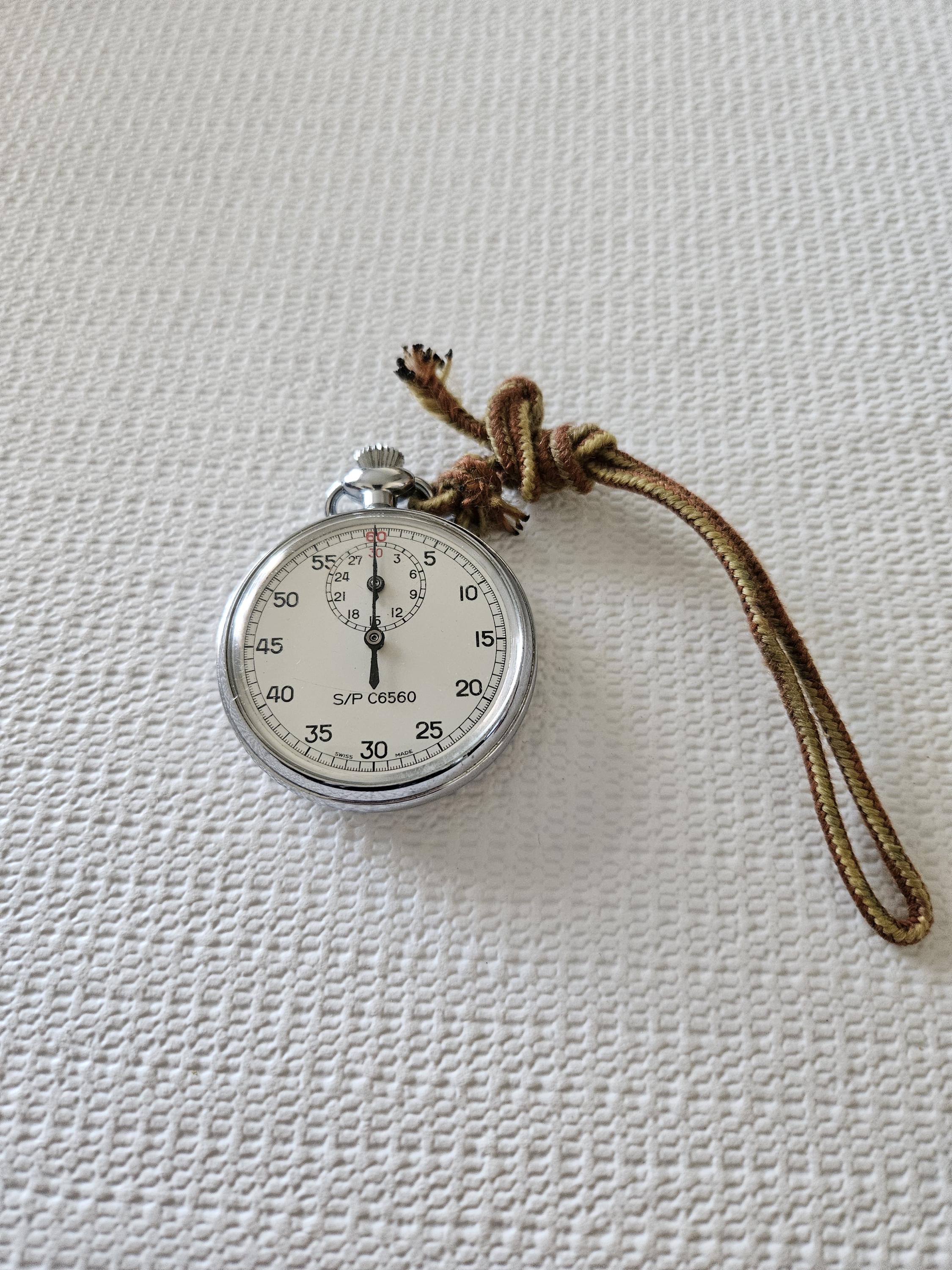 S/P C6560 Swiss Made Mechanical Wind up Vintage Stop Watch - Etsy