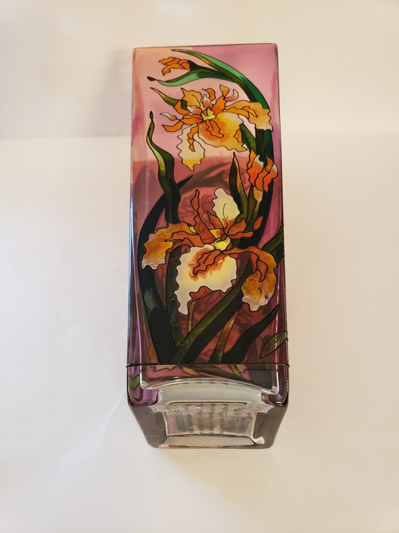 Amia Hand Painted 10 Vase Etsy