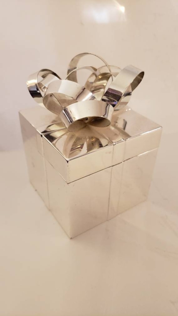 Silver Plated Gift Box - Etsy
