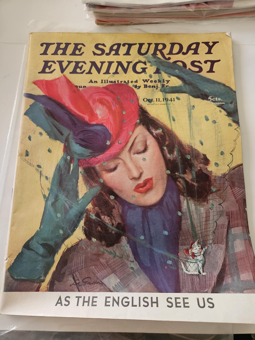 Saturday Evening Post Magazine From October 11, 1941 - Etsy