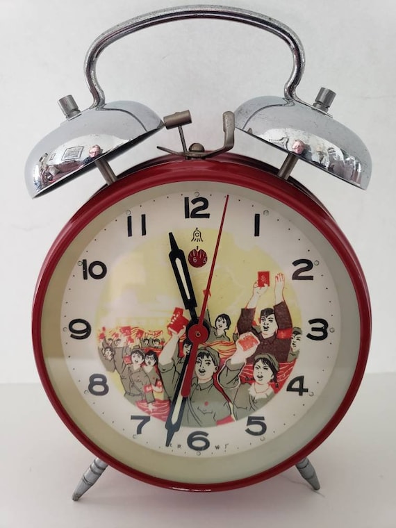 Vintage Chinese Animated Alarm Clock Etsy