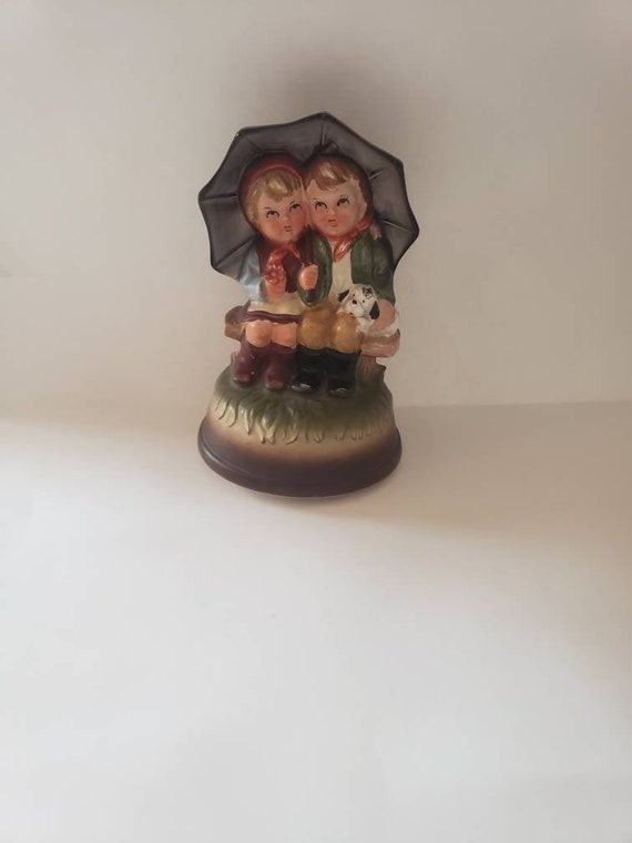 Music Boxes Art & Collectibles SCHMIDT Music figurine plays edelweiss