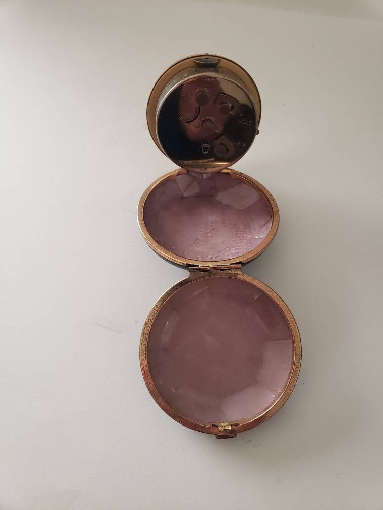 Vintage Elgin World Time Travel Alarm Clock Etsy