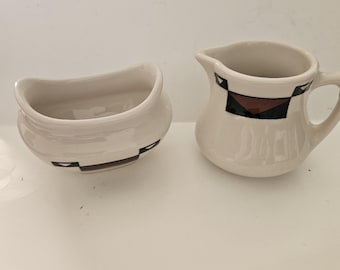 Ahwahnee hotel creamer and sugar bowl