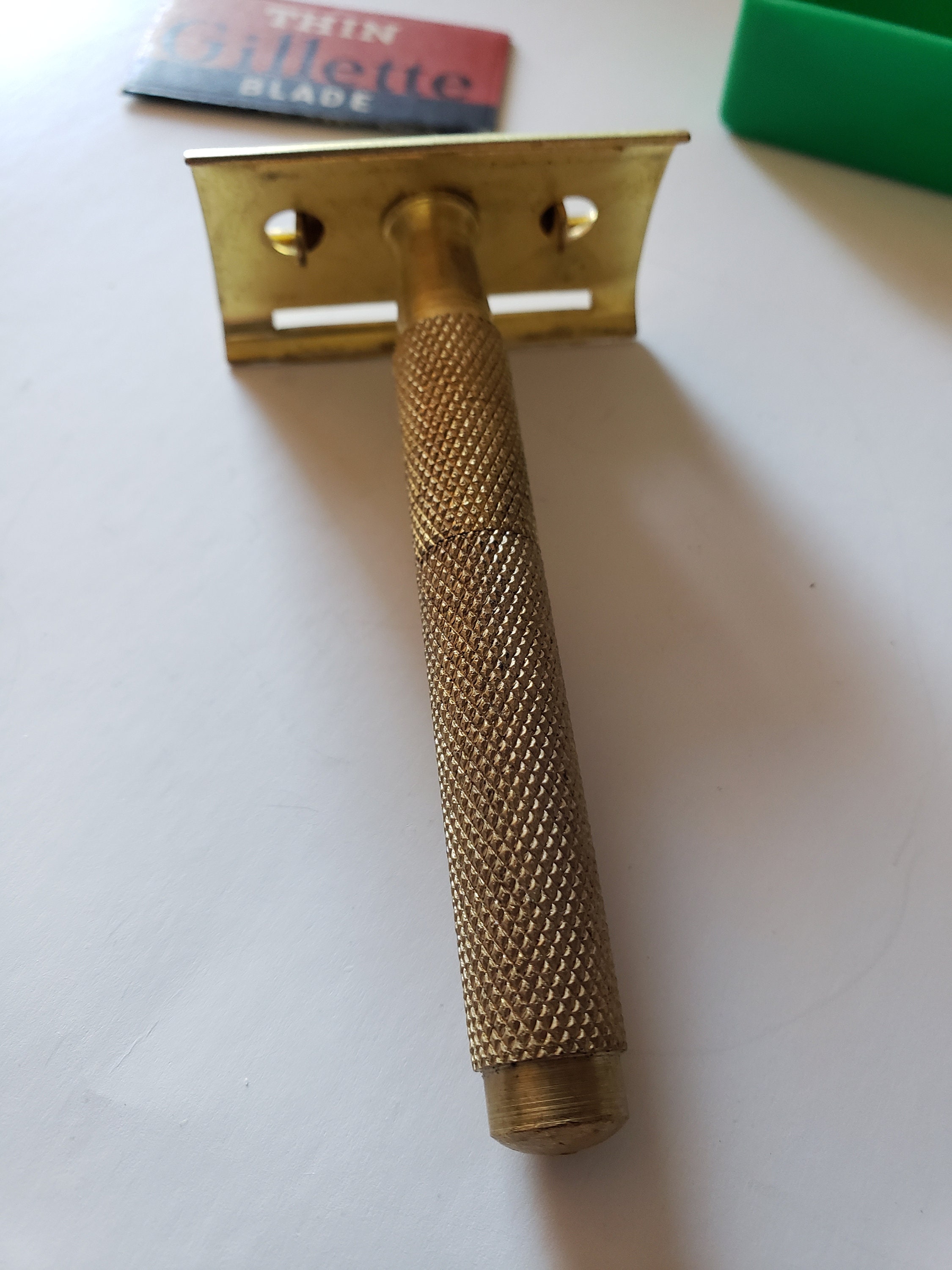 Unbranded Razor Vintage Unbranded Brass Razor - Etsy