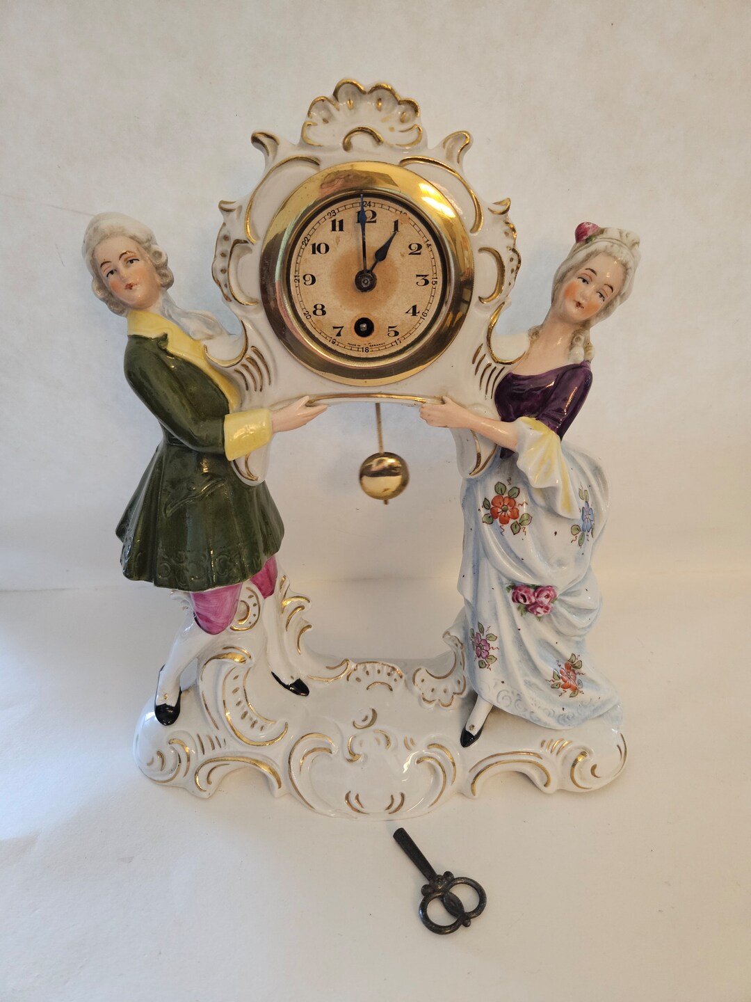 Haller Victorian Wind up Mantel Clock Made in Germany Etsy