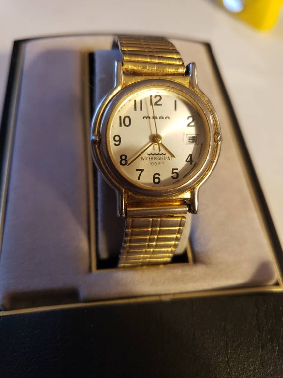Ladies Milan Quartz Watch With Date and Expandable Band - Etsy display picture 2