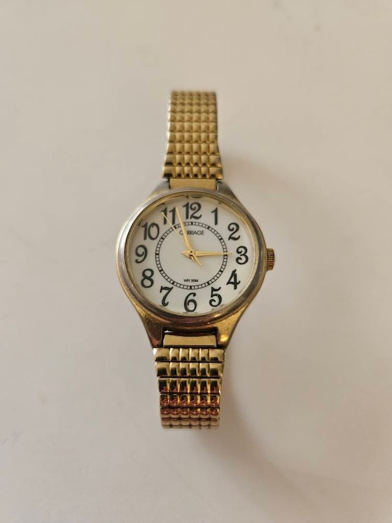 Carriage by Timex ladies quartz wristwatch