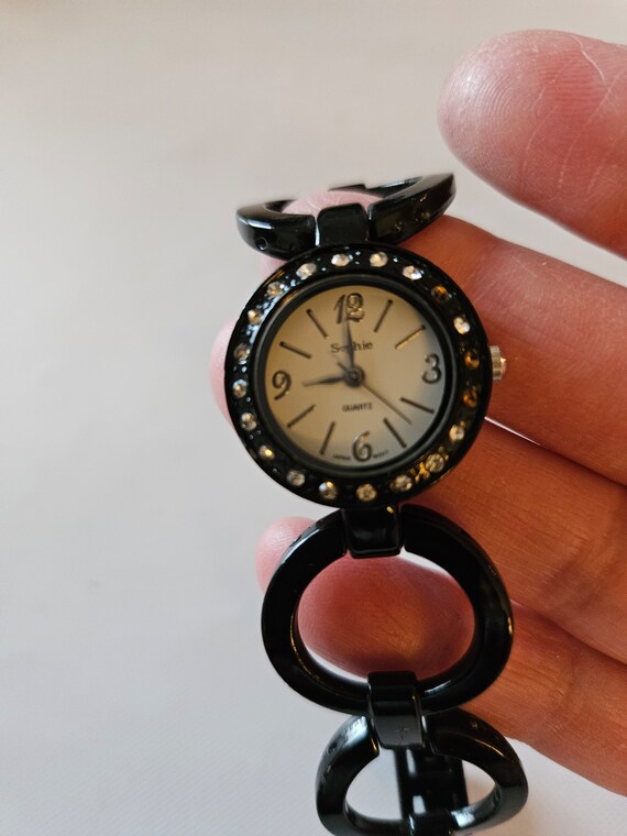 Sophie Black Ladies Quartz Bracelet Watch - Etsy display picture 1