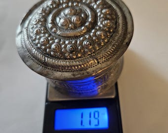 Burmese silver box