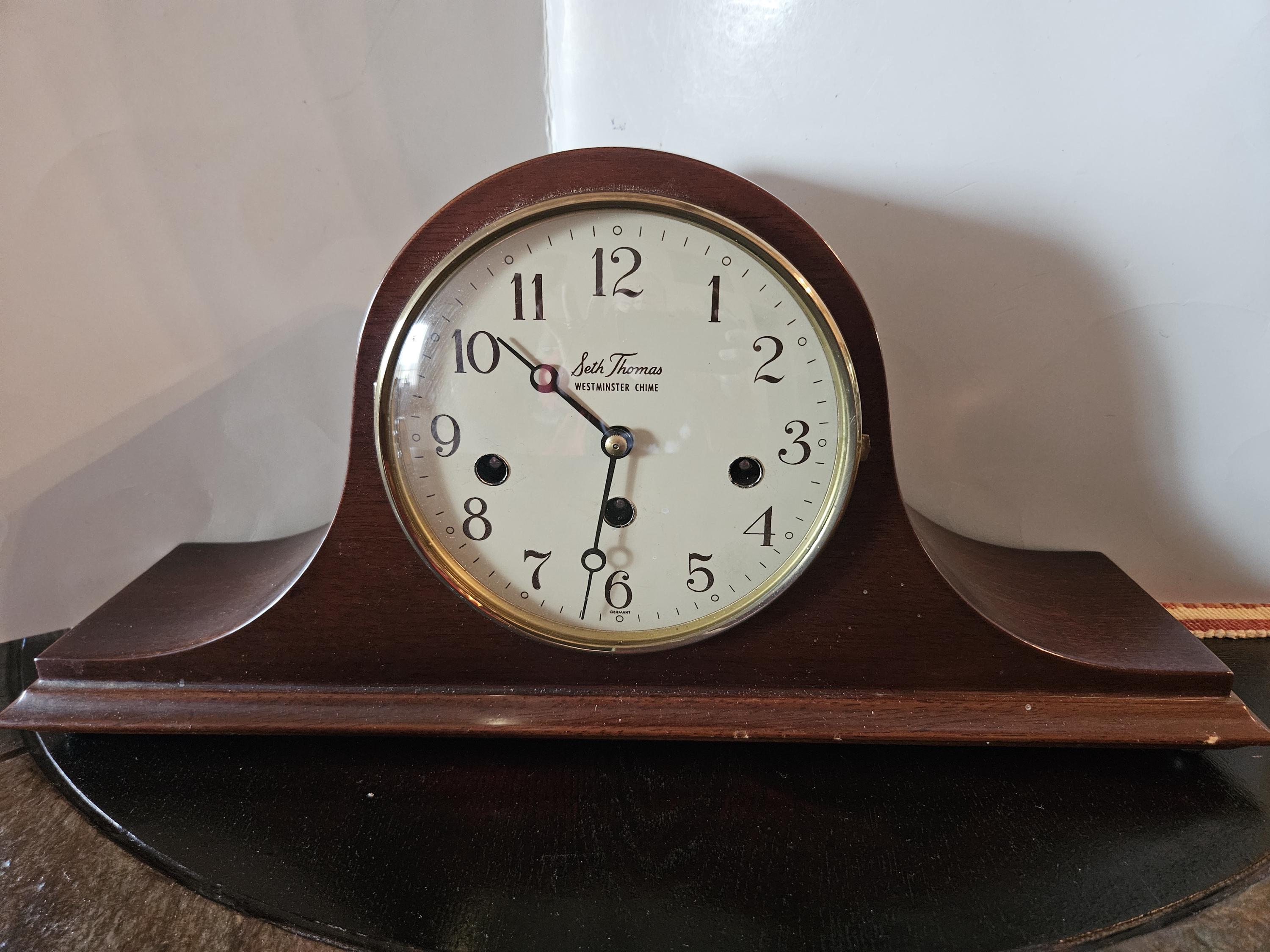 ヴィンテージ MAULTHE マウテ 置時計 （ウエストミンスターチャイム） ヴィンテージ MAULTHE マウテ 置時計 （ウエストミンスターチャイム）