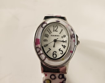 ladies cuff quartz watch