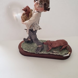 Boy With Dog Armani - Etsy