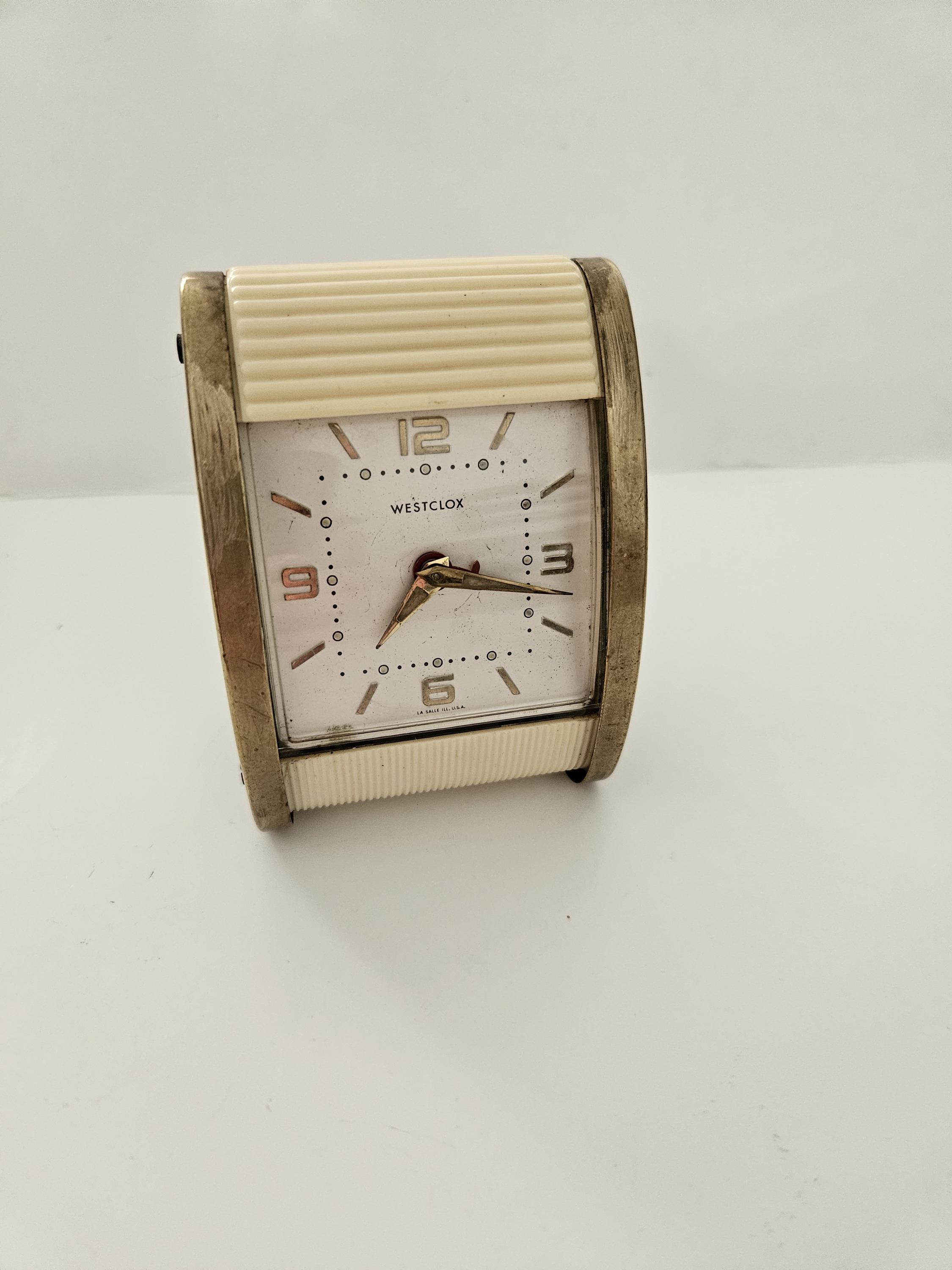 Vintage Westclox Travel Clock - Etsy