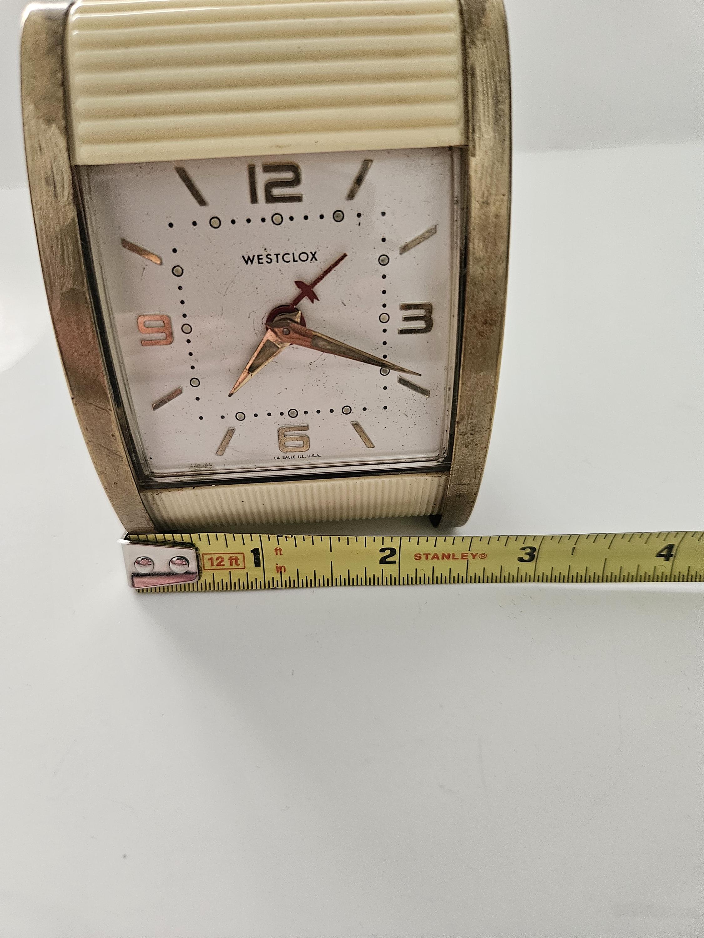 Vintage Westclox Travel Alarm Clock - Etsy