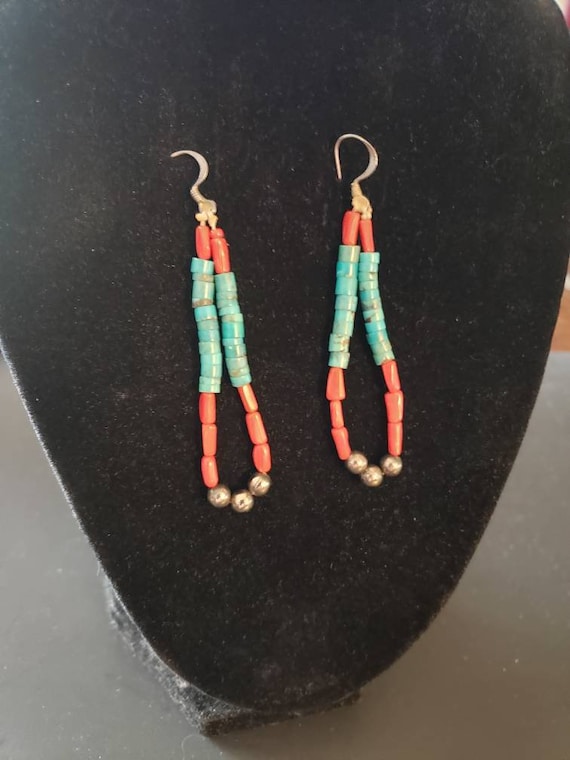 Native American handcrafted dangle earrings