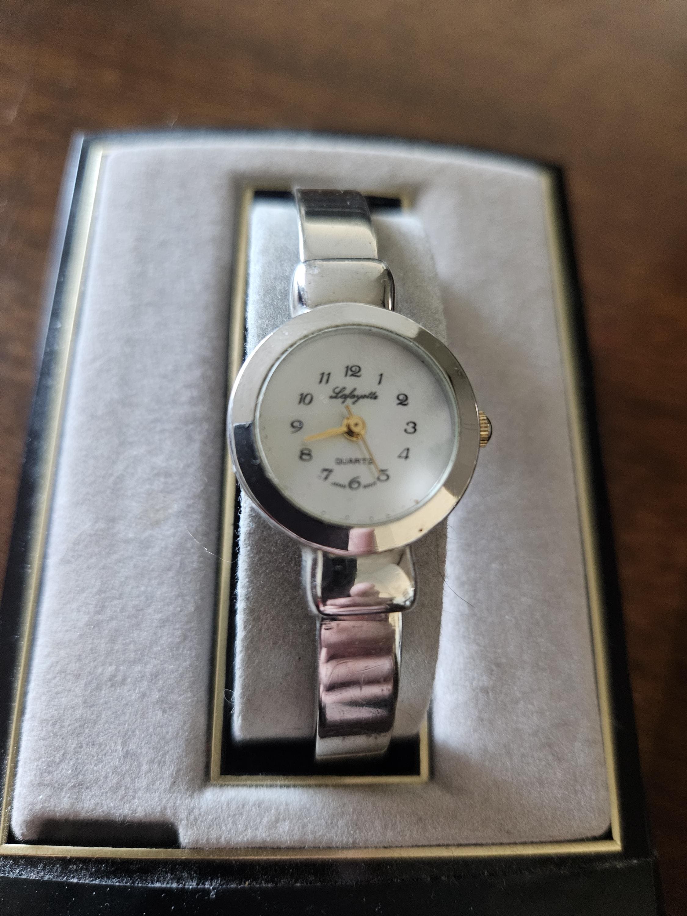 Ladies Lafayette Quartz Silvertone Watch - Etsy display picture 1