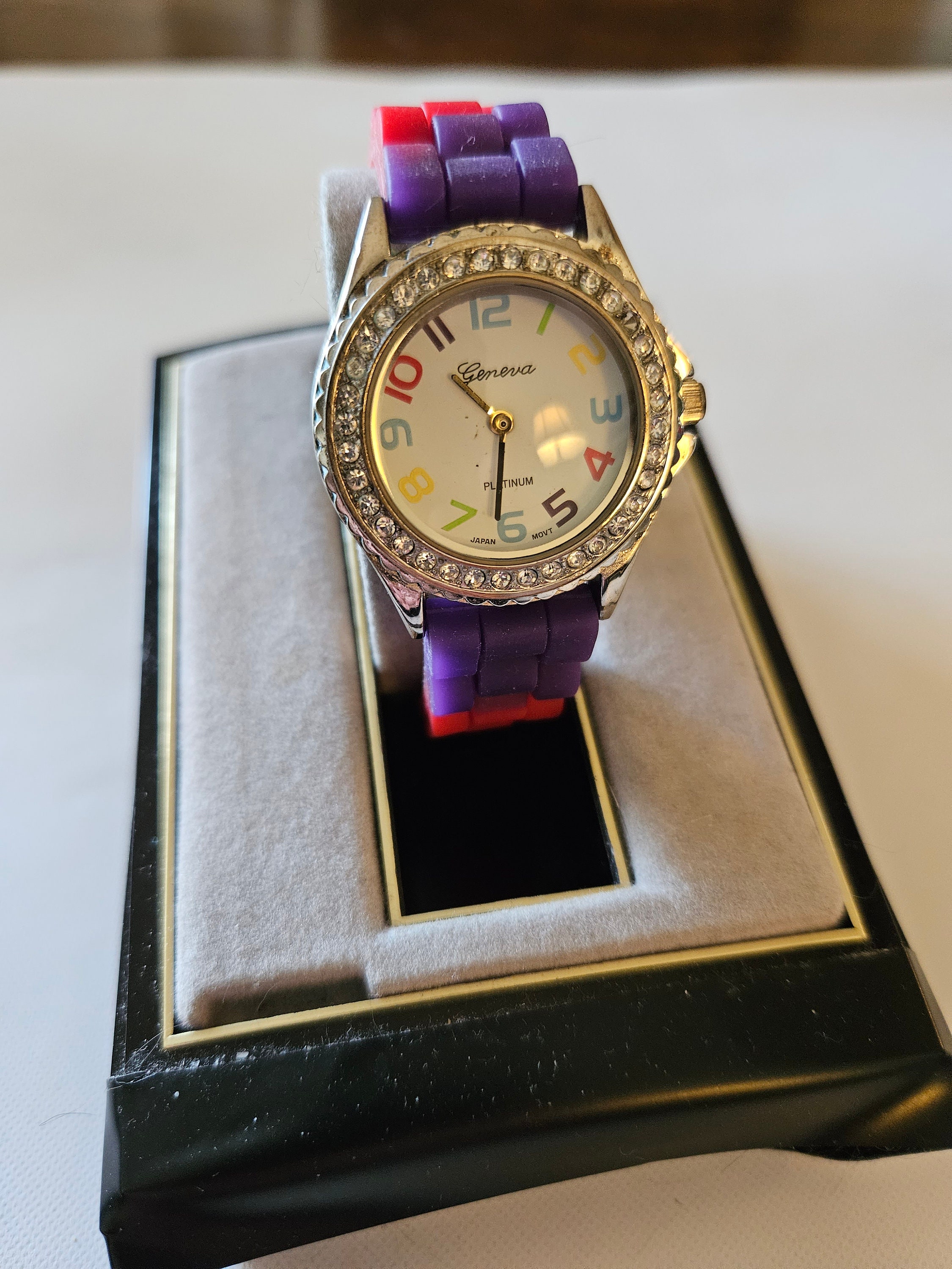 Geneva Rainbow Quartz Watch - Etsy display picture 2