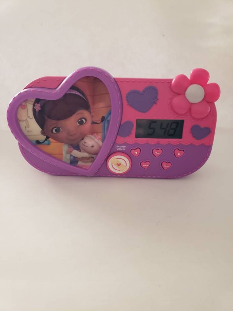Disney Junior Doc Mcstuffin Alarm Clock - Etsy