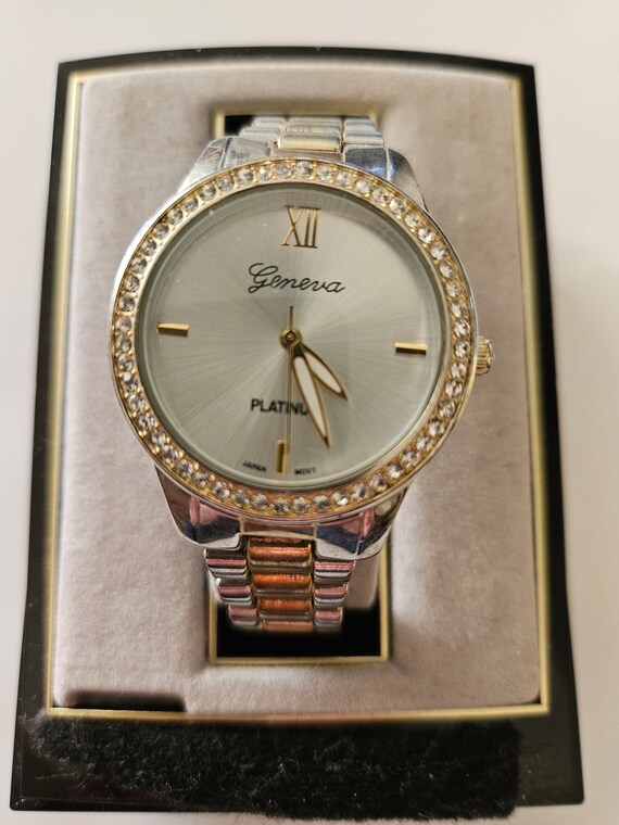 Geneva Platinum Watch Bracelet - Etsy display picture 3