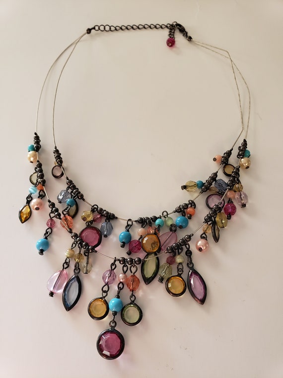 Double strand necklace