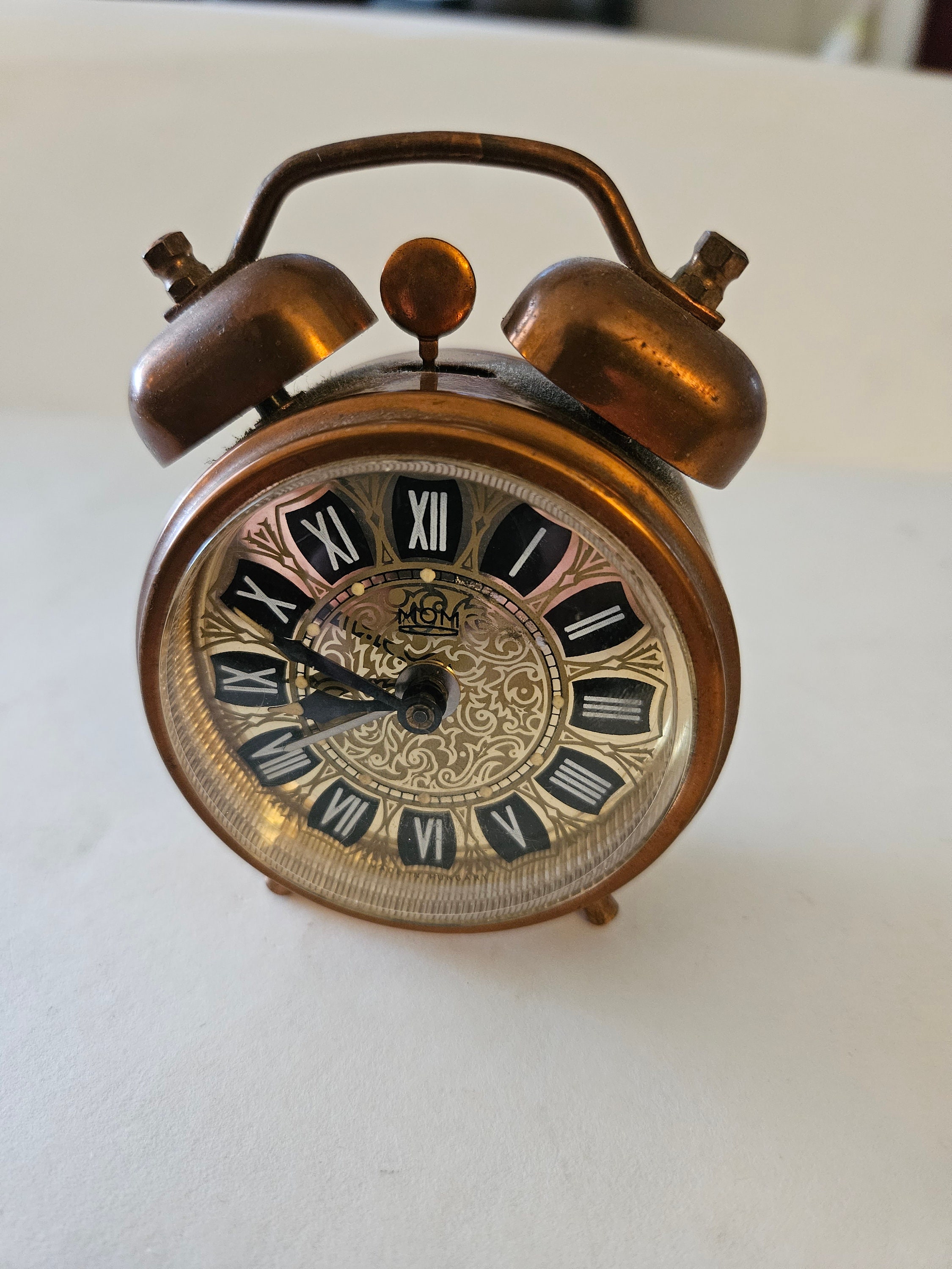 Antique Copper Small Bell On White Background Stock Photo - Download Image  Now - 2015, Alarm Clock, Alertness - iStock