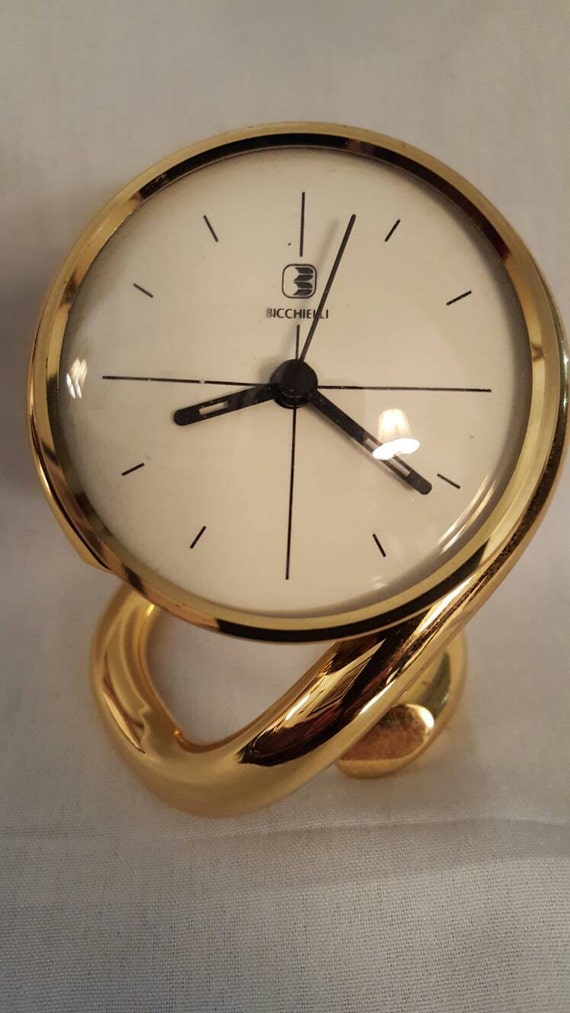 Rare Art Deco Bicchielli Desk Clock Incredible Condition And Rare Art Deco Bicchielli Desk Clock