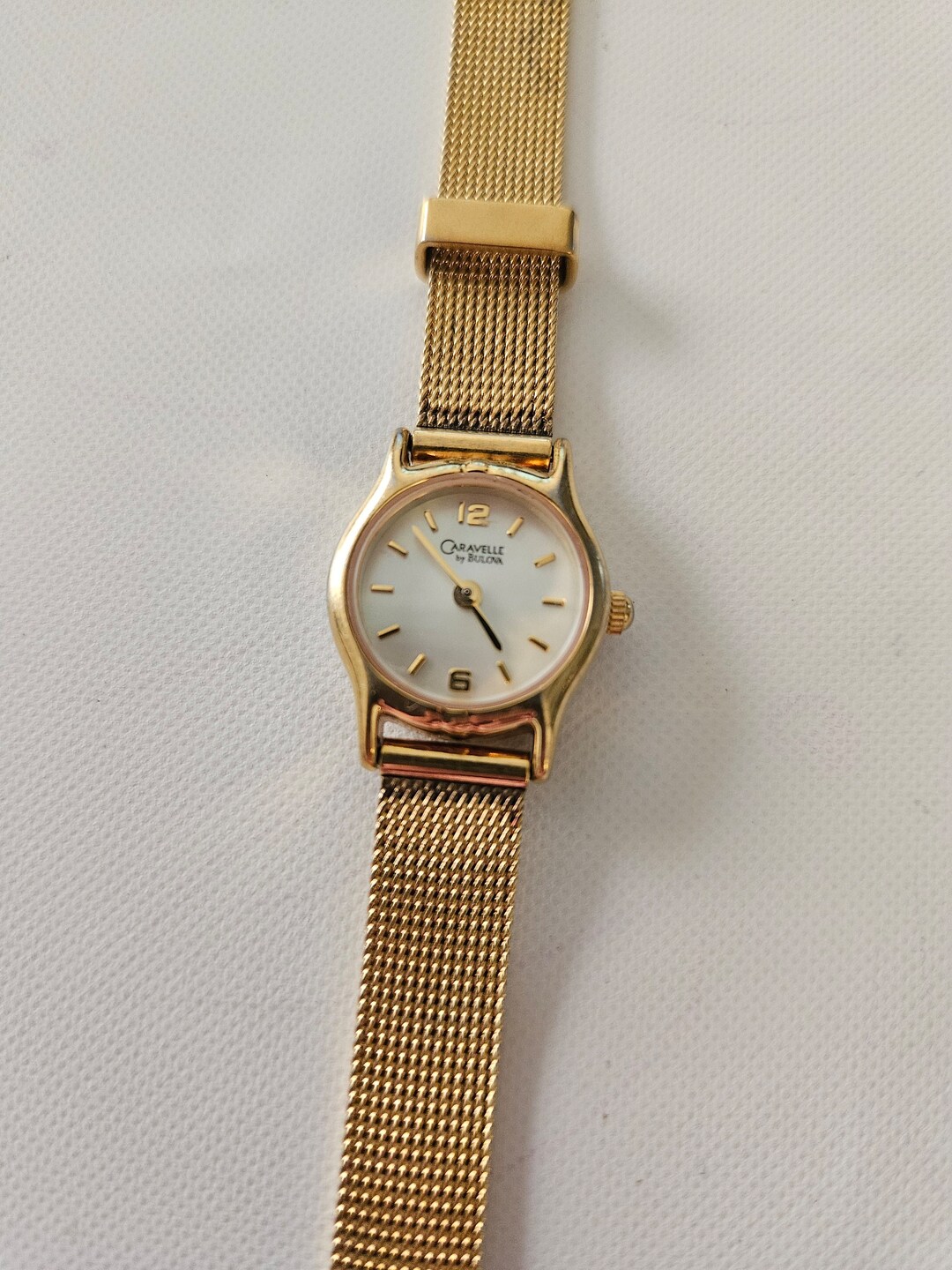 Caravelle Quartz Watch by Bulova With Buckle Adjustable Band Etsy